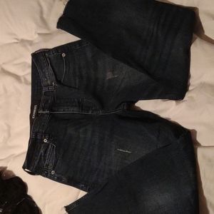 Express jeans Girlfriend high rise